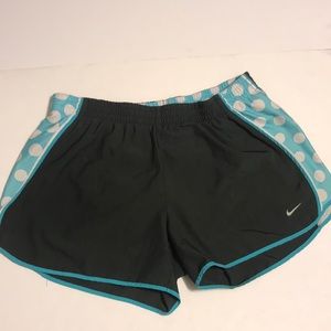 Nike shorts ( white dots , blue & gray )